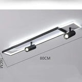 Double Layer Irradiation Black Flush Ceiling Lights - Clowas