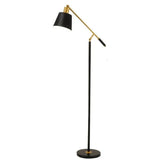 Angled Floor Lamp with American Metal Design