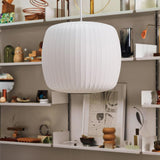 Nordic Fabric Cage Pendant Light for Dining Room