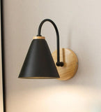 Simple Curved Industrial Black Wall Lights