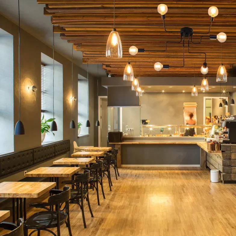 Molecule-Inspired Industrial Black Flush Ceiling Lights - Clowas