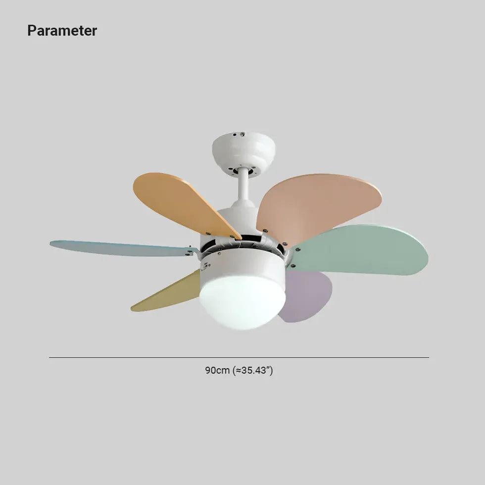 Creativity Bedroom Modern Ceiling Fan With Light - Clowas