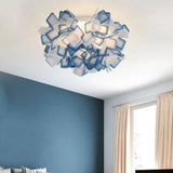 Interlocking Two-Tone Acrylic Artistic Ceiling Light - Clowas