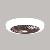 Invisible Spiral Bedroom Ceiling Fan with Light - Clowas