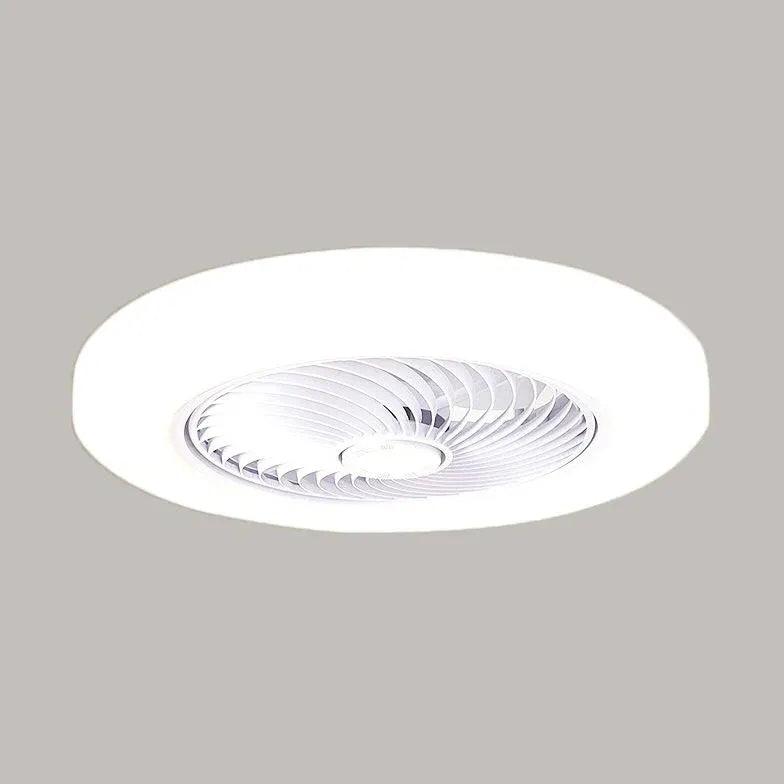 Invisible Spiral Bedroom Ceiling Fan with Light - Clowas