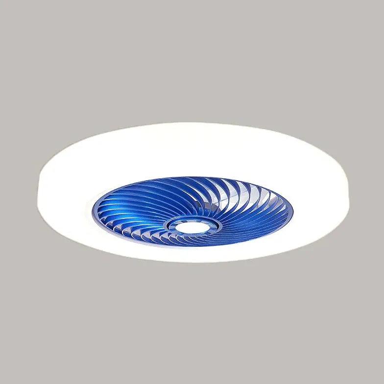 Invisible Spiral Bedroom Ceiling Fan with Light - Clowas