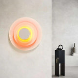 Round Gradient Led Modern Wall Lights - Clowas