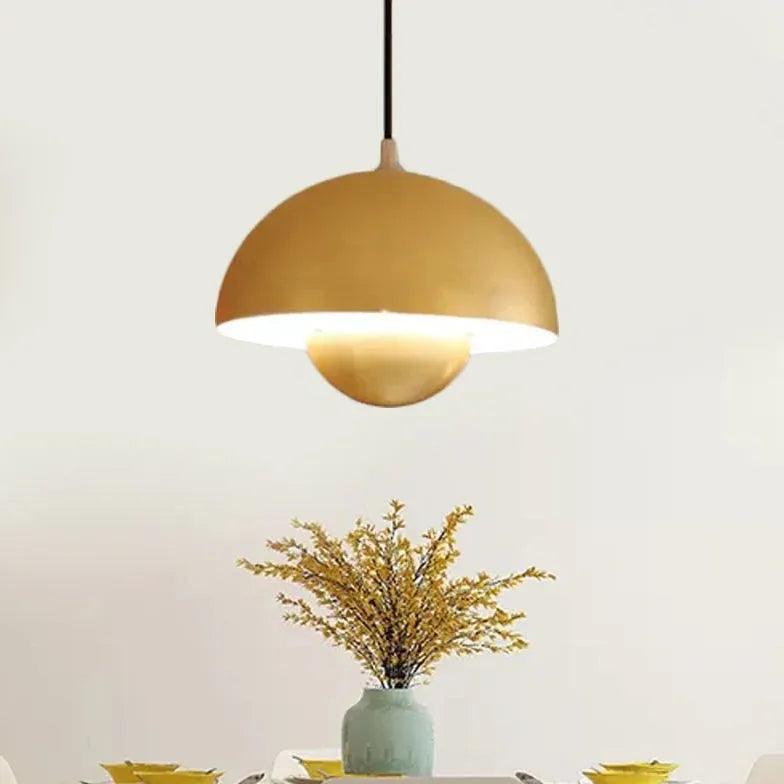 Hemispherical Art Modern Dining Room Pendant Light - Clowas