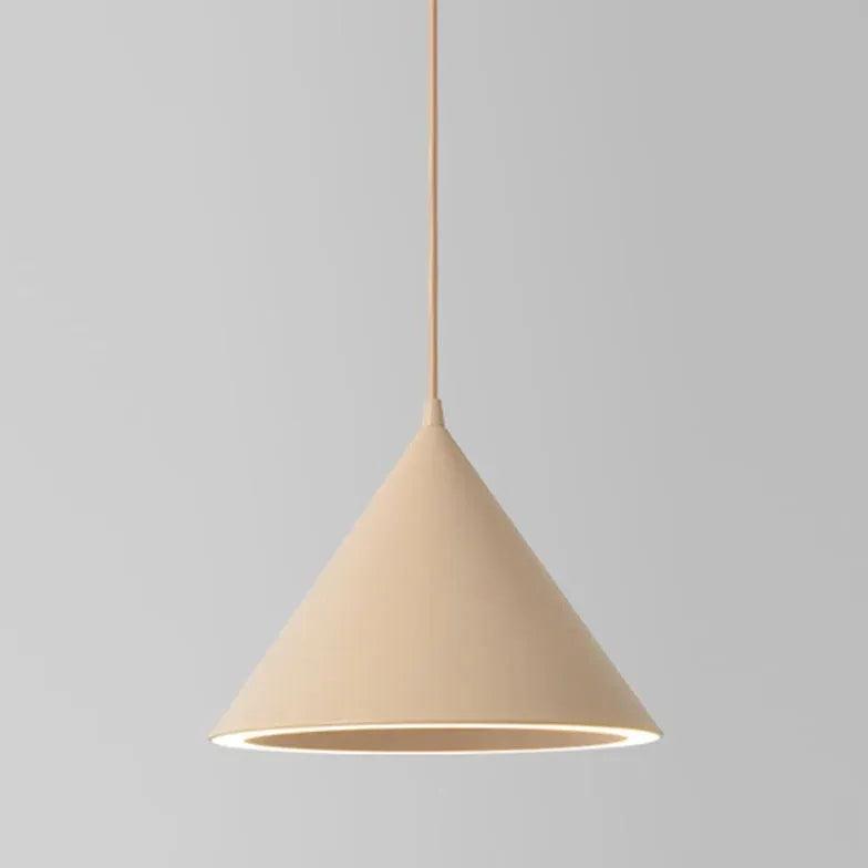 Creamy White Cone Modern Pendant Light - Clowas