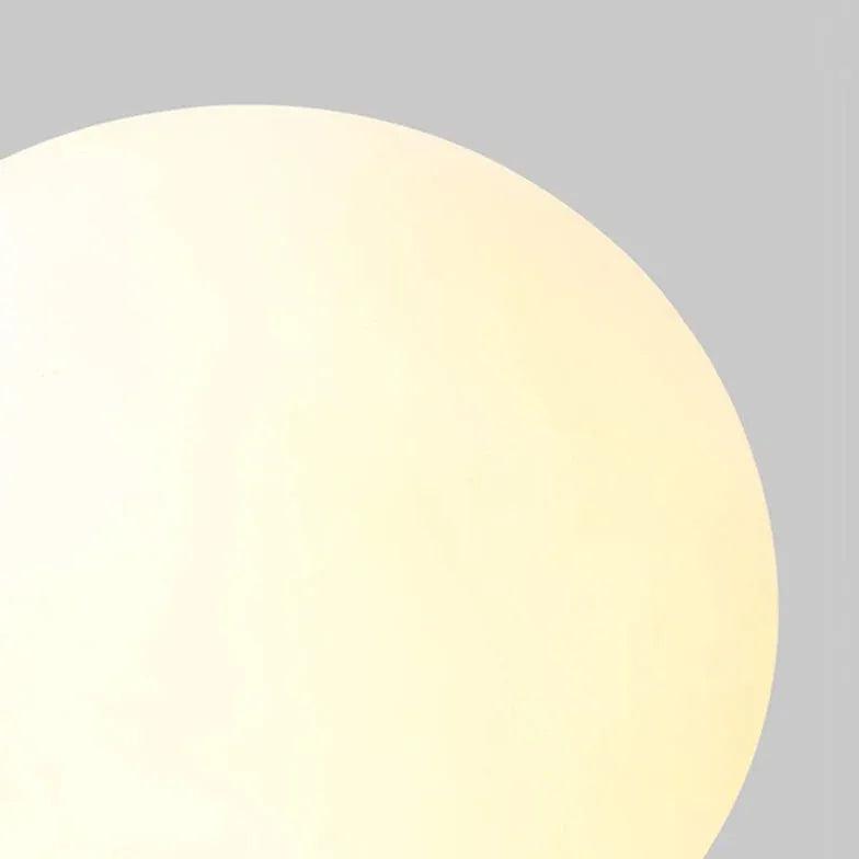 Vertical Spherical Red Metal Floor Lamp - Clowas