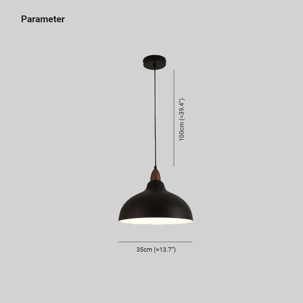 Black Disc Modern Pendant Light - Clowas