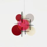 Circular Abstract Dining Room Pendant Light - Clowas