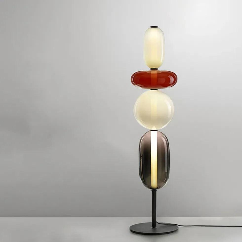 Multilayer Spherical Color Block Floor Lamp - Clowas
