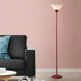 Inverted Cone-Shaped Black Slim Floor Lamp - Clowas