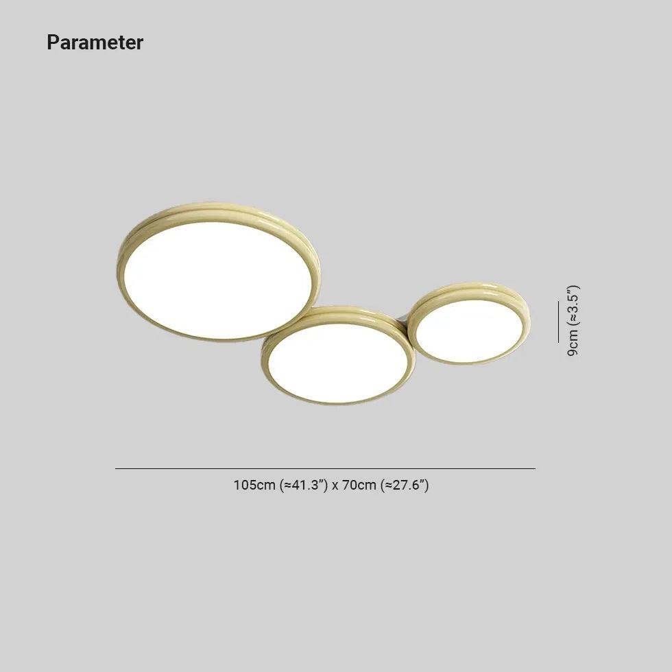 Light Color Led Flush Ceiling Lights - Clowas