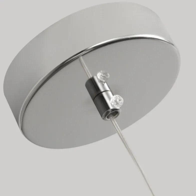 White Acrylic Floral Sphere Pendant Light - Clowas