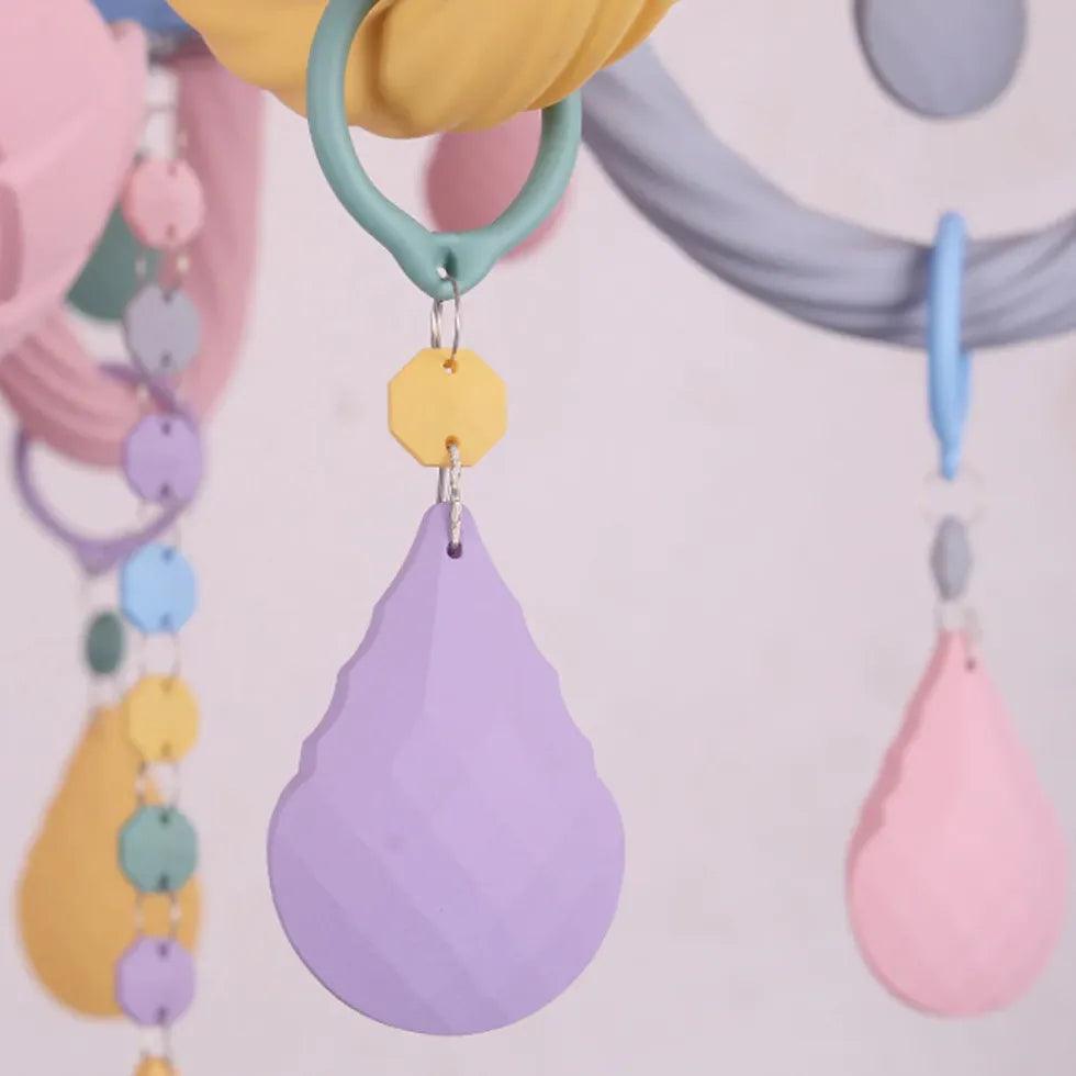 Colorful Cartoon Style Candle Holder Bedroom Chandelier - Clowas