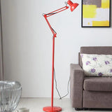 Adjustable Long-Arm Plug-In Reading Floor Lamp - Clowas