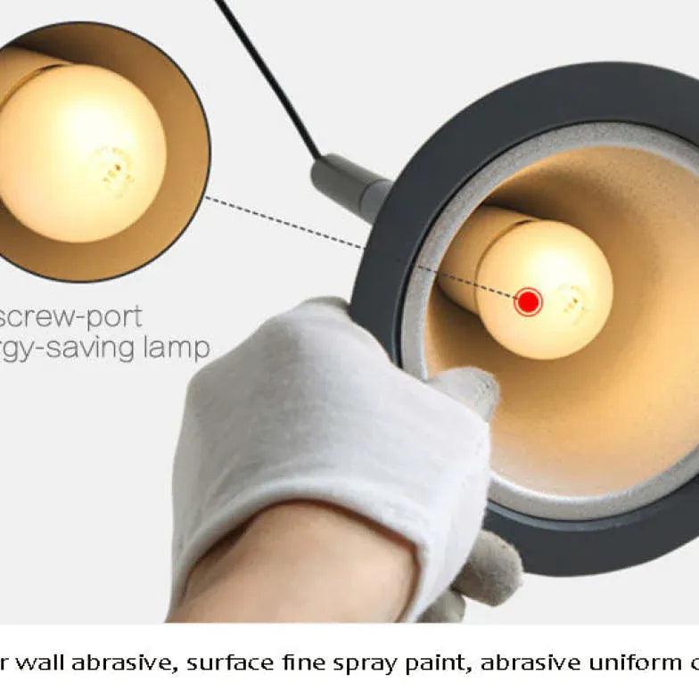 Cone Black Bedroom Modern Pendant Light - Clowas