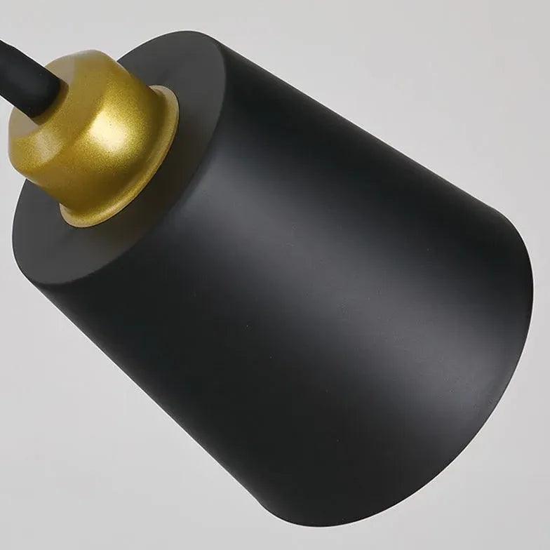 Black Curved Arm Modern Floor Lamp - Clowas