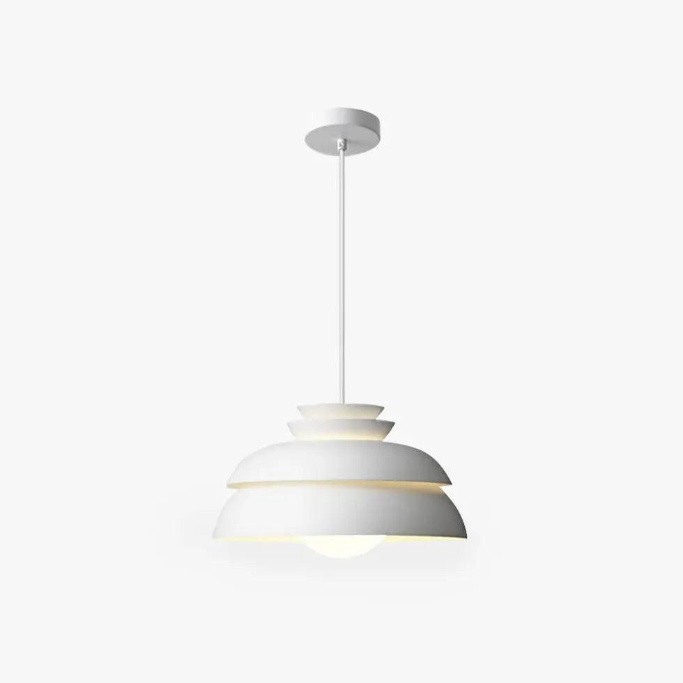 Stacked Discs Kitchen Led White Pendant Light - Clowas