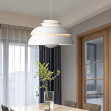Stacked Discs Kitchen Led White Pendant Light - Clowas