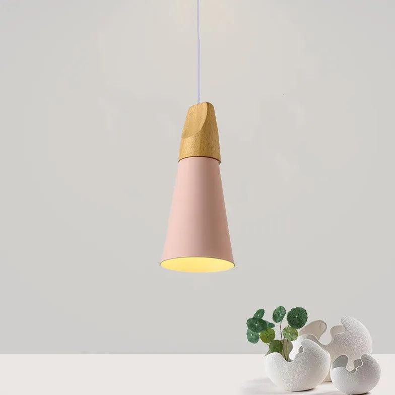 Morandi Multi-shaped Wood And Metal Pendant Light - Clowas