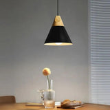 Morandi Multi-shaped Wood And Metal Pendant Light - Clowas