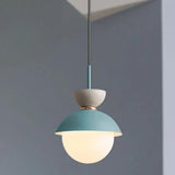 Single Head Glass Globe Pendant Light - Clowas