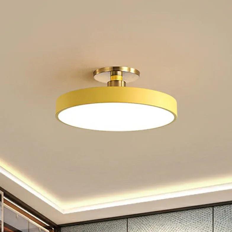 Disc Modern Minimalist Bedroom Ceiling Light - Clowas