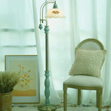Metal Flower French Retro Floor Lamp - Clowas