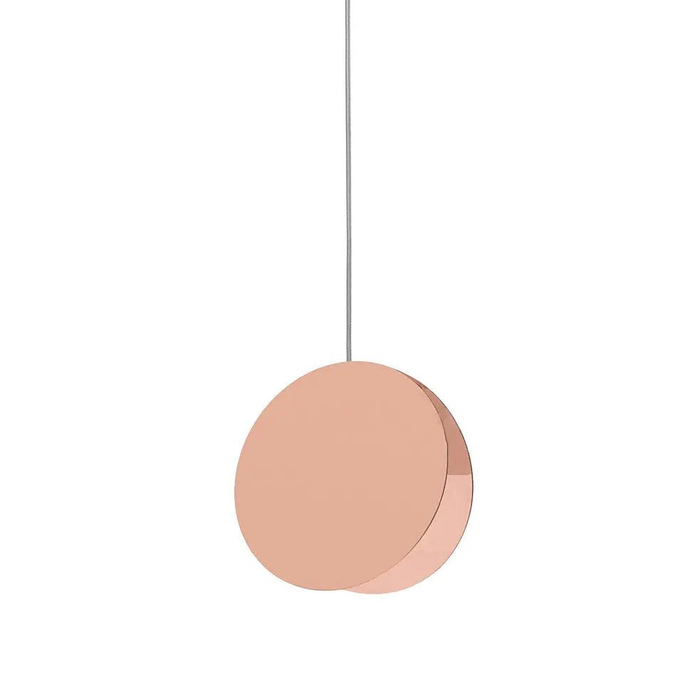Glossy Disc Dining Room Modern Pendant Light - Clowas
