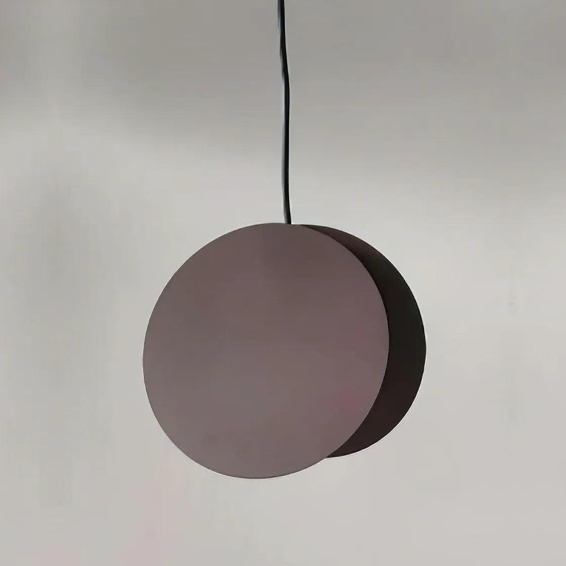 Glossy Disc Dining Room Modern Pendant Light - Clowas