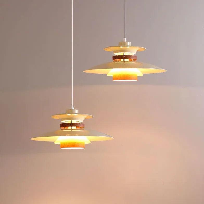 Khaki UFO Dining Room White Pendant Light - Clowas