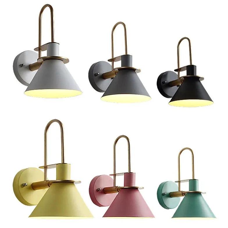 Morandi Cone Industrial Wall Lights - Clowas