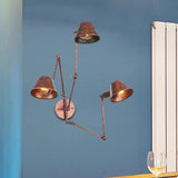 Multi Arm Adjustable Industrial Wall Lights - Clowas