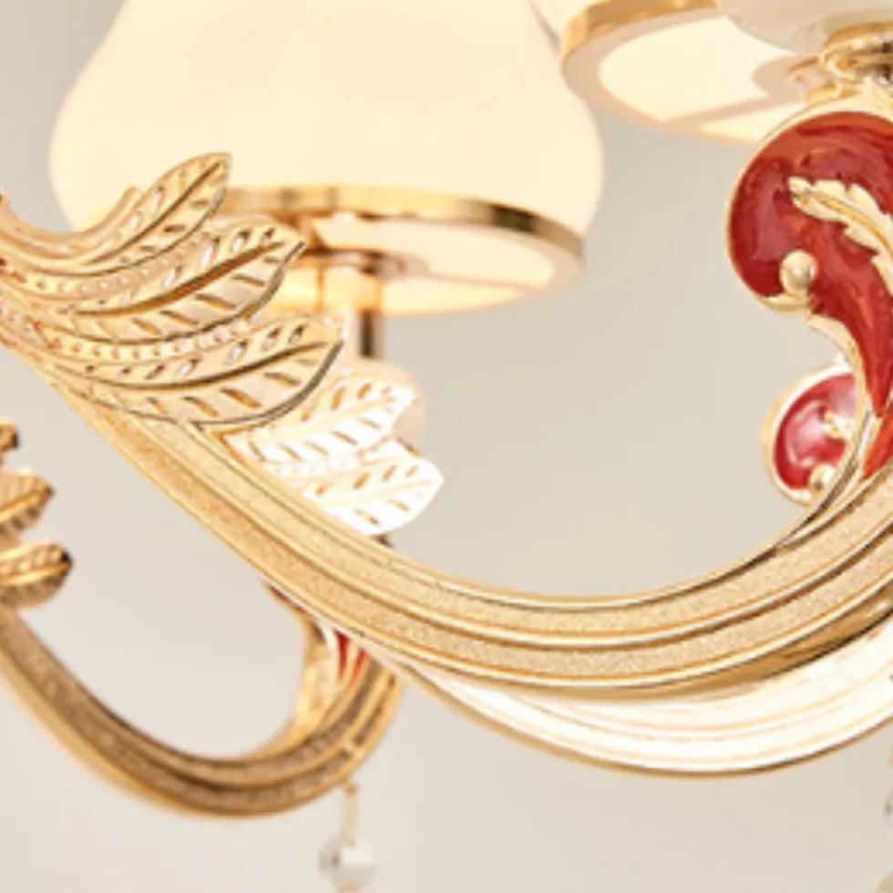 Multi-Arm Lampshade Vintage Chandelier - Clowas