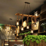 Industrial Pendant Light with Three Bulbs