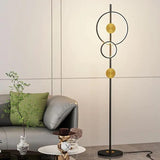 Multi-Circle Metal Modern Floor Lamp - Clowas