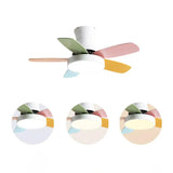 Multi-Color Bedroom Ceiling Fan With Light - Clowas
