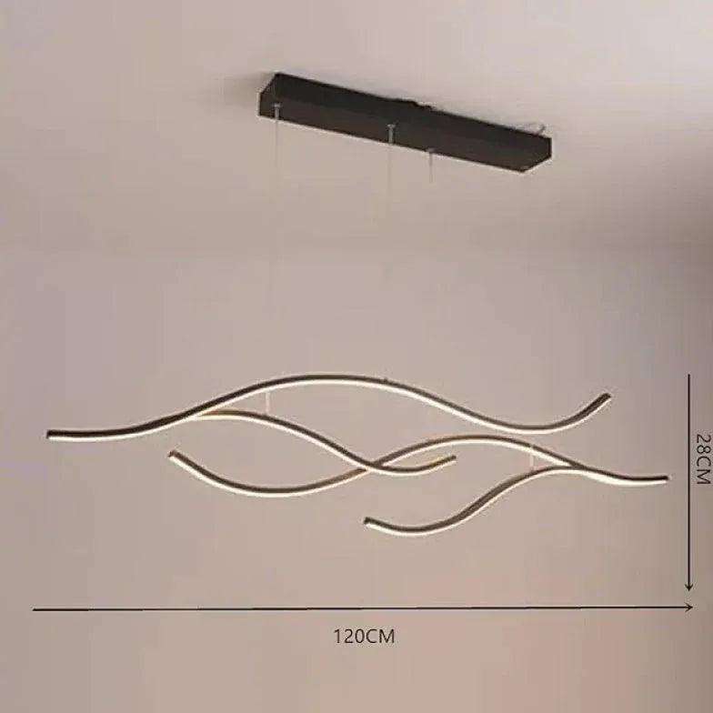 Multi-Curve Modern Minimalist Pendant Light - Clowas