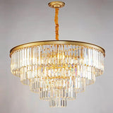 Multi-Layered Crystal Gold Branch Chandelier - Clowas