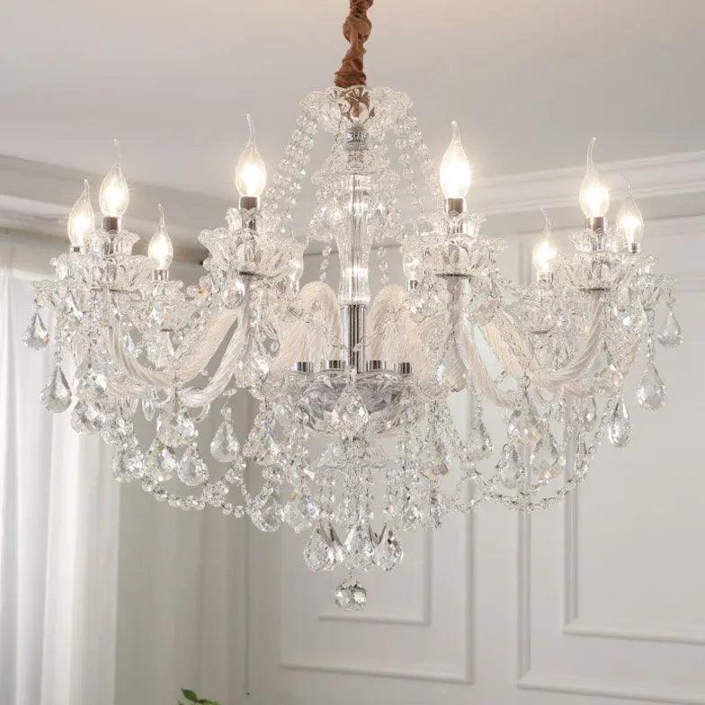 Multi-Layered Stars Crystal Modern Chandelier - Clowas
