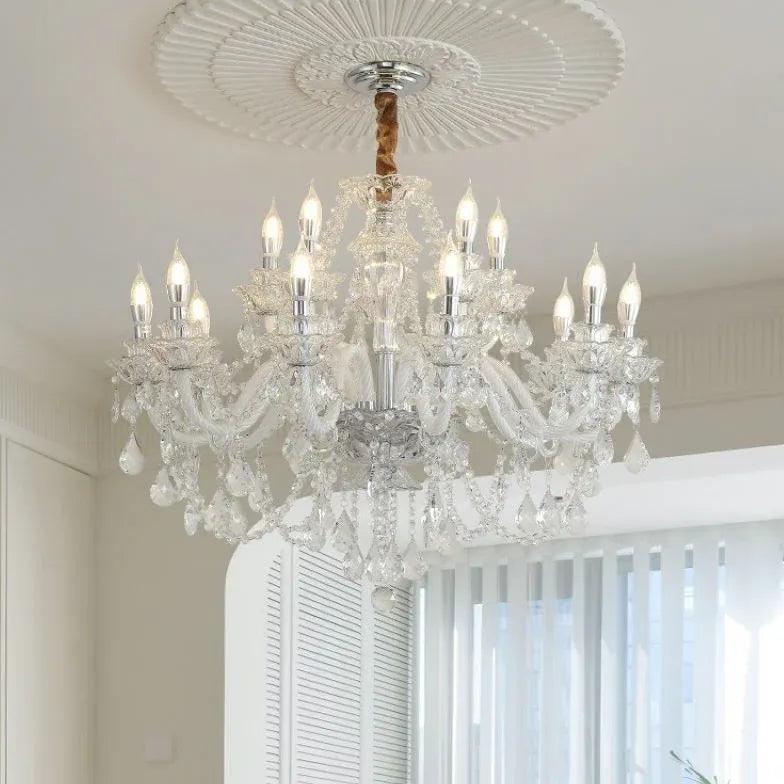 Multi-Layered Stars Crystal Modern Chandelier - Clowas