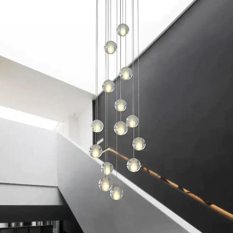Multi-Light Spherical Modern Living Room Pendant Light - Clowas
