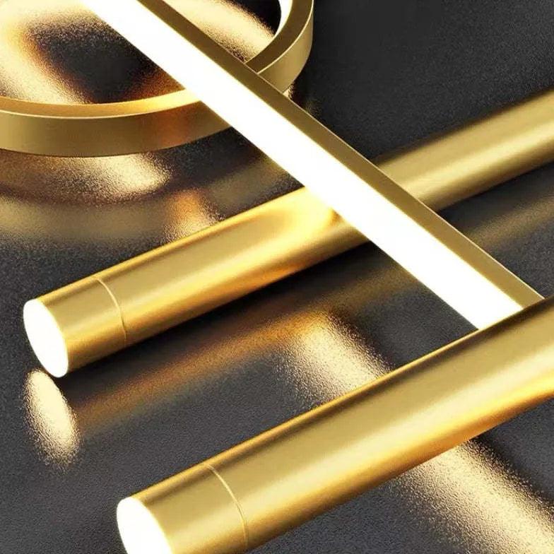 Multi-Loop Straight Line Dining Room Pendant Light - Clowas