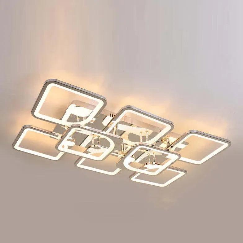 Multi-Square Frame Modern Pendant Light - Clowas