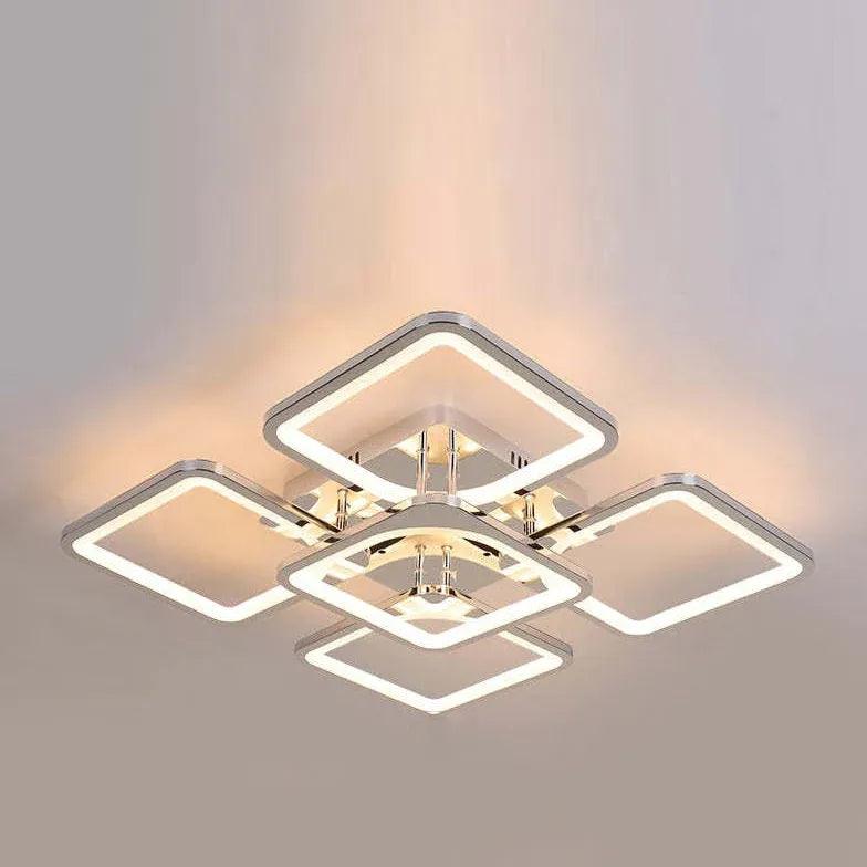 Multi-Square Frame Modern Pendant Light - Clowas
