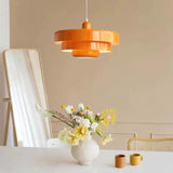 Nordic Design Orange Cake Pendant Light for Dining Room