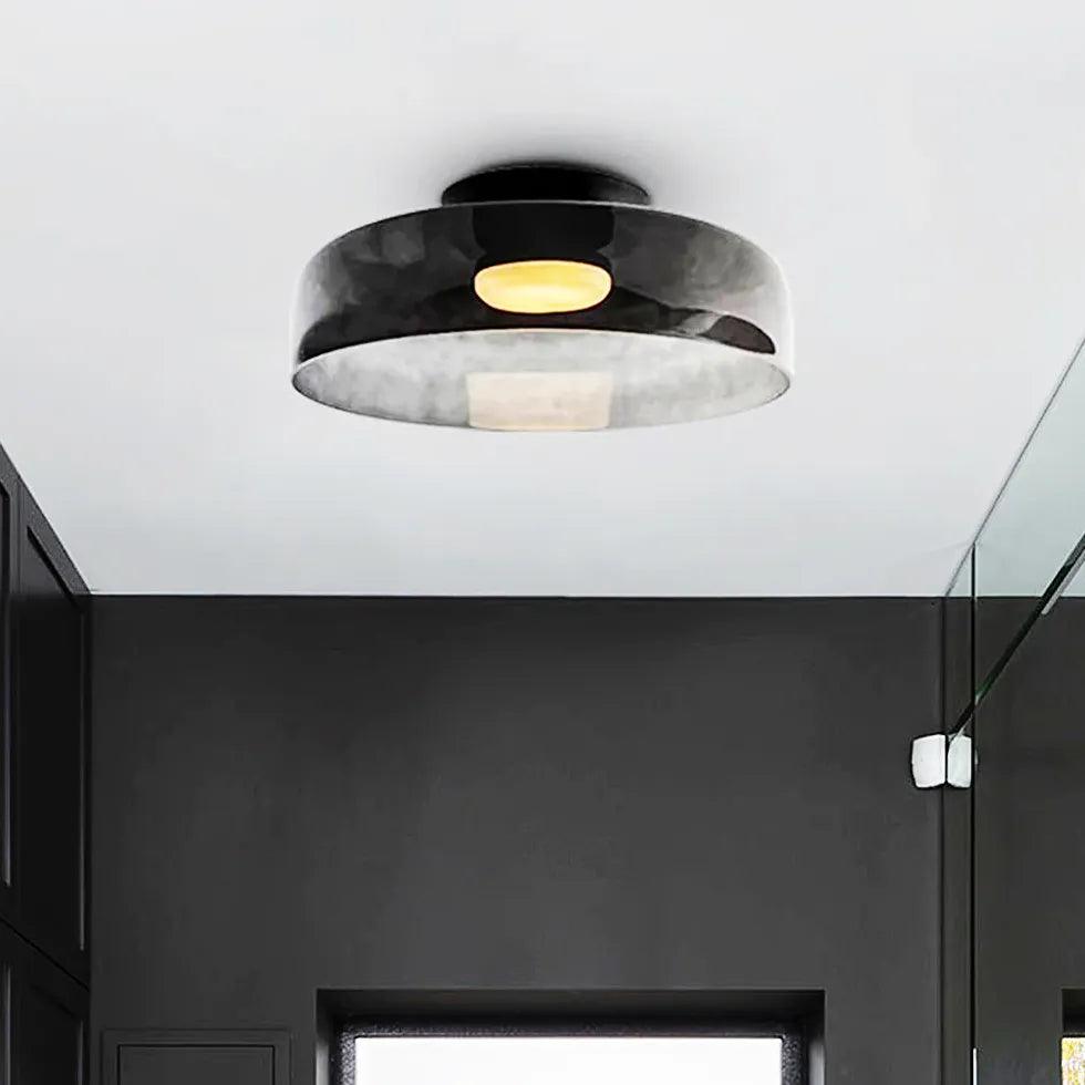 Multiple Coat Modern Glass Flush Ceiling Lights - Clowas